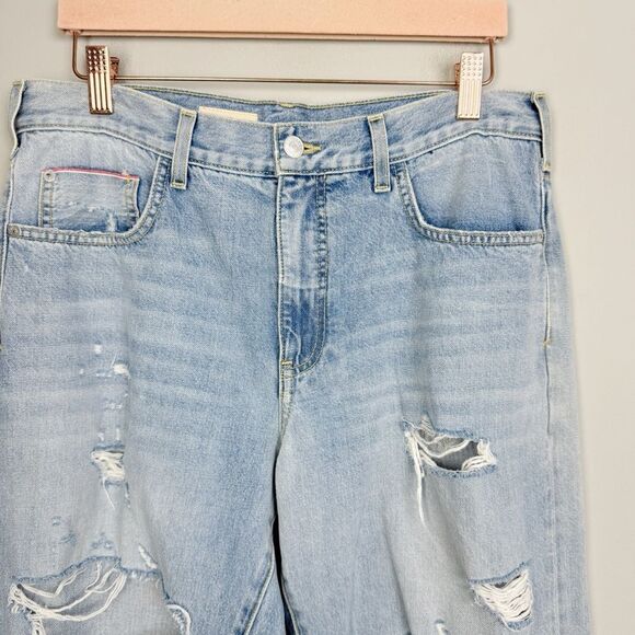 PILCRO | Vintage Crop Jeans Light Blue Wash Distressed Women’s Size 28 - Picture 6 of 15